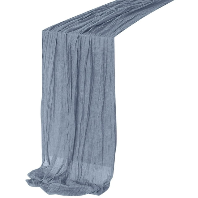 Cheesecloth Table Runner Cheese Cloth Tablecloth 90x180 Cm Table Runner For Wedding Decor Holiday Birthday Party Table Dining Room Dresser Decor