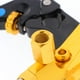 thumbnail image 5 of Paquete de 2 palancas de embrague de freno CNC extensibles plegables ajustables dorado Cola palancas de la manija del freno del embrague, 5 of 8