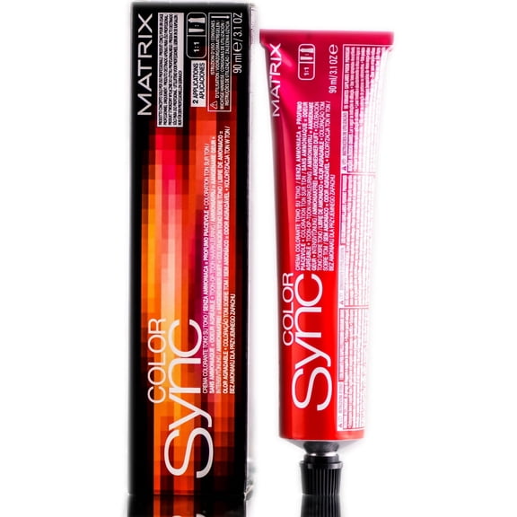 Matrix SoColor Color Sync Pre-Bonded Demi-Permanent Haircolor (3 oz) - Alkaline Toner Full-Bodied (8rc - Medium Blonde Red Copper Plus)
