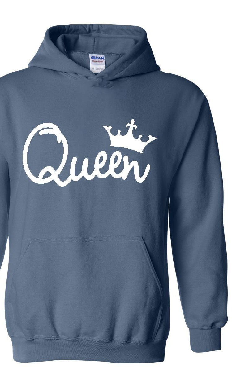 IWPF Unisex Queen  Crown Hoodie Sweatshirt  Walmart com 