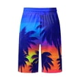 thumbnail image 5 of JLFKNG Leisure Mens Swimming Trunks Plus Size Swim Bottoms Drawstring Loose Fit Casual Sports Running Straight Leg Knee Length Swim Shorts Loose Fit Swimming Shorts, 5 of 5