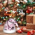 thumbnail image 6 of Salouo Eiffel Tower and Butterflies for Adult Christmas Hat Xmas Holiday Hat Santa Hat for Women & Men Festive Headwear Accessories Fit for Christmas/ New Year/Holiday/Party,1PC, 6 of 6