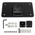 thumbnail image 2 of Laydown License Plate Mount, Vibration Proof Easy Installation Stable 3 Holes License Plate Mounting  For Motorbike, 2 of 8