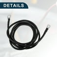 thumbnail image 6 of Car Marine Battery Inverter Cable 5/16"-3/8" 6ft Battery Copper Wire Black, 6 of 7
