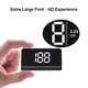 thumbnail image 2 of Velocímetro Gps Digital Para Coche Coche Digital GPS Speedo Pantalla LED Smart Head Up Display Fuente grande (KMH blanco), 2 of 8