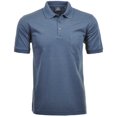 thumbnail image 1 of RAGMAN Polo Hombre - Top, Polo de Punto Suave, Mezcla de Algodón, Bolsillo en el Pecho, Tapeta de Botones, Corto, Color sólido Azul M (Medium), 1 of 3