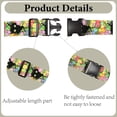 thumbnail image 3 of 2Pcs Luggage Straps Suitcase Belt TSA Approved Travel Belt Polyester Black Cat Luggage Connector Straps with Quick-Release Buckle Adjustable Suilcase Straps for Bag Accessory 2x35.4Inch Mixed Color, 3 of 9