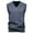 Gray Sweaters for Men, variant on Sweater Vest for Men Patterned Classic Fit Knit Vest Tops Sleeveless V Neck Business Office Tank Top Winter Inner Layer Knitwear Gray XL