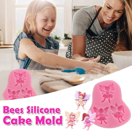 

WNG Heart-Shaped Silicone Mold Fondant Cake Decor Chocolate Mould Baking Soap Icing