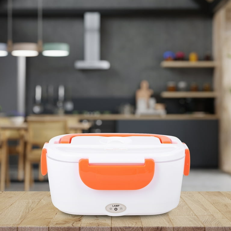 Buy White & Pink Portable Electric Heating Lunch Box - 40W, Best Electric Heating  Lunch Box, Bento Hot Heated Lunch Box, Best Lunch Box to Keep Food Hot at  ShopLC.