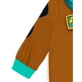 thumbnail image 4 of Scooby-Doo Scooby Doo Fleece Zip Up Cosplay Pajama Coverall Toddler to Big Kid, 4 of 5