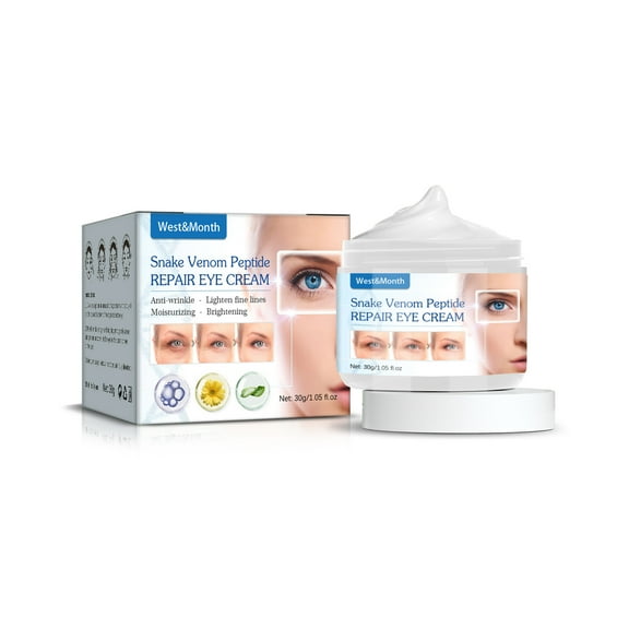 Gunyslmo Eye Cream Snake Cream With Hyaluronic Wrinkle Aging Complexes To Reduce Dark CirclesPuffiness Under Eye Bags