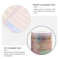 thumbnail image 5 of Ferencaa 10 Rolls Calendar Washi Tape Set Day Week Month Masking Tapes Monthly Scrapbook Tape DIY Planner Writable Paper Tapes for DIY Scrapbook Crafts Decors (Random Style), 5 of 10