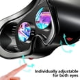 thumbnail image 3 of Necvior VR Glasses Virtual Reality 3D Goggles Headsets Helmets 4k Movie Panoramic Lense for Smartphone, 3 of 12