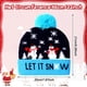 thumbnail image 3 of Sombrero de suéter de Navidad con luz LED para adultos y niños, gorro de punto Unisex, gorro intermitente de invierno, decoración de fiesta de año nuevo, 2023, 3 of 4