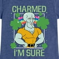 thumbnail image 3 of SpongeBob SquarePants - Charmed I'm Sure - Girls Fitted Short Sleeve Tee, 3 of 6
