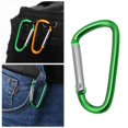 thumbnail image 5 of Carabiner Clip Set – 3-Pack Alloy D-Shaped Outdoor Climbing Hook Clips for Backpacking, 5 of 9