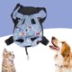 thumbnail image 4 of Bolsa de viaje al aire libre con mochila para perros y gatos estilo vaquero de moda (XL), 4 of 8