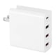 thumbnail image 1 of El voltaje 100240V 48W 4 del enchufe de los E.E.U.U. vira portuario el cargador elegante de carga USB PD18w QC3.0, 1 of 8