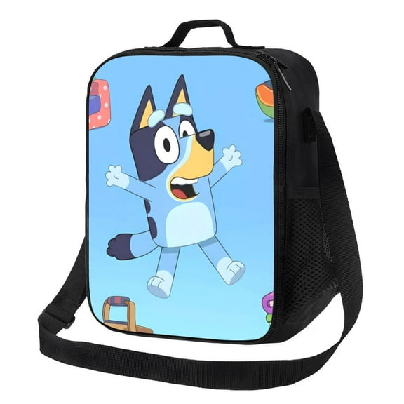 Saiise Bluey Print Lunch Box for Men Women Adults Lunch Bag for Office Work Picnic - Reusable Portable Lunchbox