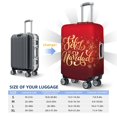 thumbnail image 2 of Luggage Cover Anti Scratch, Merry Christmas Elastic Suitcase Protector Suitcase Covers for Luggage Fits 18-32 Inch Luggage, 2 of 6