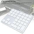 thumbnail image 3 of BT Number Pad, Rechargeable Cordless Numeric Keypad, 35 Keys External Numpad Keyboard for Laptop PC Tablet, Cordless BT Dual Mode, 3 of 7