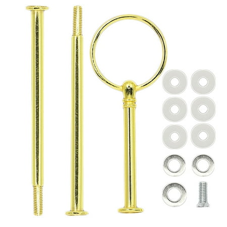 

dianhelloya Cake Holder Stick Reusable Not Easy to Break Solid Cake Dessert Hardware Fitting for Bakery