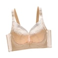 thumbnail image 2 of Sentmoon Bralettes for Women Comfort Bras for Women Lace Trim Wireless Push-Up Bra Breathable Soft Stretch Smooth Seamless Light Padding Comfort Lift Support Solid Color T Shirt Bralette, 2 of 5