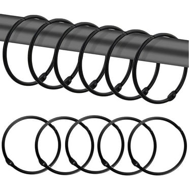 ACDANC Shower Curtain Clips,Multi-functional Design Shower Hooks for Shower Curtain,Secure Hooking System Shower Curtain Rings