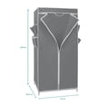 thumbnail image 3 of Clóset Portátil Mainstays Gris, 3 of 4