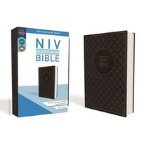 NIV, Value Thinline Bible, Imitation Leather, Gray/Black (Special) (Hardcover)