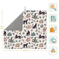 thumbnail image 3 of Honeii Black Cat And Snake for Dish Drying Mat for Kitchen Counter, Non-slip Rubber Backed, Hide Stain Kitchen Super Absorbent Draining Mat, Dish Rack Pad, 3 of 8