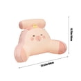 thumbnail image 3 of Cute Capy Reading Pillow Bed Rest Pillow Bed Wedge Backrest with Arms Back Support for Reading, Capybara Back Pillow for Sitting Up in Bed, Latex Bed Rest Pillow with Headrest & Arms, 3 of 5