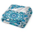 thumbnail image 3 of Sherpa Fleece Throw Blanket, Geometric Patterns Soft Warmer Throw Blankets for All Season, Lightweight Thermal Flannel Blanket Suit for Couch, Home Bed 50" X 40", 3 of 6