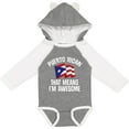 thumbnail image 3 of Inktastic Puerto Rican Awesome Boys or Girls Long Sleeve Baby Bodysuit, 3 of 5