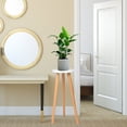 thumbnail image 4 of Detachable Plant Pot Stand Wood Flower Pot Tall Stand Round Plant Pot Stand, 4 of 4