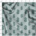thumbnail image 4 of Soimoi Rayon Fabric Leaves Block Decor Fabric Printed Yard 56 Inch Wide, 4 of 5