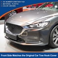 thumbnail image 3 of Tapa de gancho de remolque del parachoques delantero derecho de Unique Bargains en color marrón, compatible con Mazda 6 Atenza 2020-2022 No.GW6T50A11AA, 3 of 6
