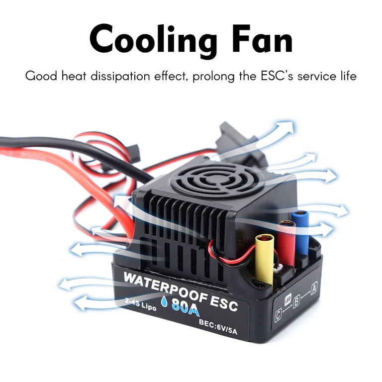 HCM]Thẻ cài đặt esc surpass 25a 35a 45a 60a 80a 120a 150a brushless