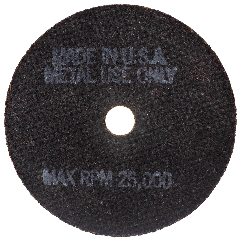 Brock Set 25 Pack 3" Cutting Hard Metal Grit Cut Off Wheel Circular Air Saw Blade Disc for Industrial Shop Hobby DIY Dremel Rotary Tool