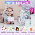 thumbnail image 2 of Kids Headphones,Cat Ear Bluetooth Headphones with Microphone/RGB LED Light Up,Foldable Stereo Over-Ear Headphones for Kids Tablet/School/Pad/Smartphone,Purplre, 2 of 9