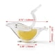 thumbnail image 4 of Exprimidor de mano en forma de pájaro, exprimidor de naranja acrílico transparente para cocina casera Ehuebsd Libre de BPA, 4 of 4