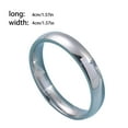 thumbnail image 4 of Minnieouse Anillo de acero a la moda para mujer y hombre, joyería decorativa, anillos delicados, regalo informal, vestido decorativo para boda, trabajo Ropa, zapatos y accesorios Miscelánea Plata Minnieouse AP014445-03, 4 of 6