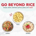 thumbnail image 4 of Dash Mini Rice Cooker Steamer with Removable Nonstick Pot, Keep Warm Function & Recipe Guide, .5 Quart, for Soups, Stews, Grains & Oatmeal, White, 4 of 6