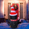 thumbnail image 5 of SEASONBLOW Pingüino navideño inflable con luz LED de 4 pies con bufanda y decoración de dulces para patio, césped, jardín, hogar, fiesta, interior, exterior, decoración navideña, 5 of 5