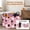 D, variant on Rectangular Pink Halloween Ghost Storage Basket 13.8x9.8x9.8 Inch, Smiley Pumpkin Candy Basket with Leather Handles, Collapsible Party Organizer