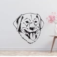 thumbnail image 2 of Golden Retriever Dog Removable Vinyl Decal Matte Finish Home Decor for Indoor Walls, 2 of 6