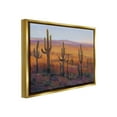 thumbnail image 4 of Stupell Industries Desert Cactus Plants Landscape Painting Gold Floater Framed Canvas Art Print Wall Art, 31 x 25, 4 of 10