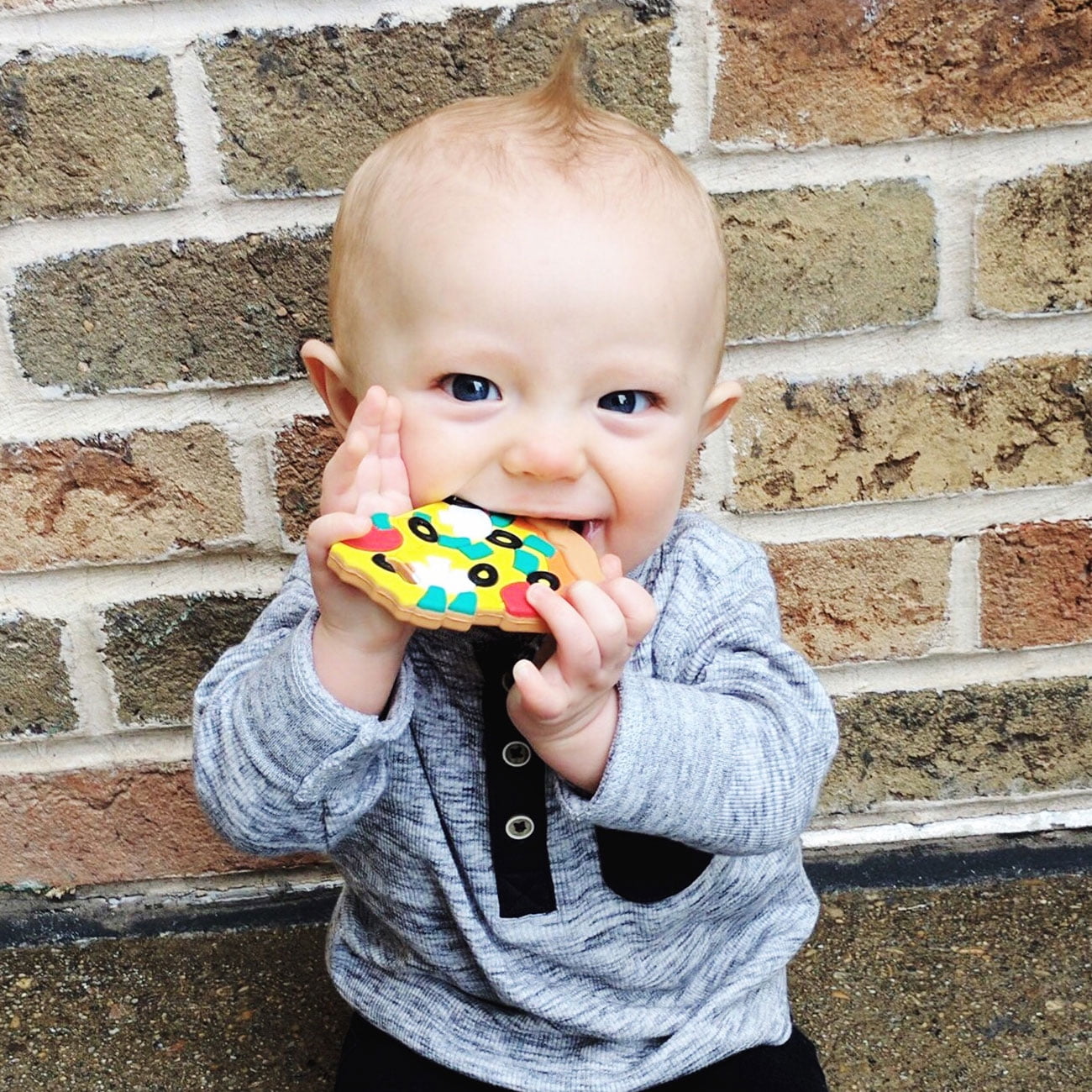 pizza baby teether