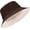 Coffee Brown-beige, variant on Oversize XXL Bucket Hat, Extra Large Unisex Reversible Cotton Bucket Hats, Double Side Wear Fishing Hat Summer Sun Hat